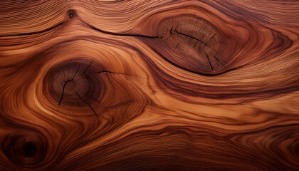 Wall Mural - detailed core walnut wood with veins texture for furniture textures with details tile format repetitive pattern