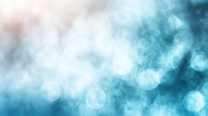Poster - Luxury bright background with subtle white and blue hues, softly blurred to create a calming, luminous atmosphere.