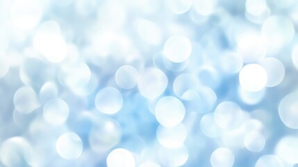 Poster - Luxury bright background with subtle white and blue hues, softly blurred to create a calming, luminous atmosphere.