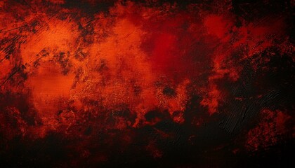 Wall Mural - Grunge red black orange texture