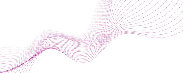 Wall Mural - abstract background with purple wavy lines