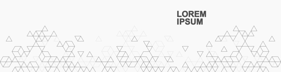 Wall Mural - health care abstract background with hexagons, lines and dots. medical innovation banner template co