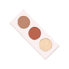 Sticker - Eyeshadow palette png sticker, aesthetic design, transparent background