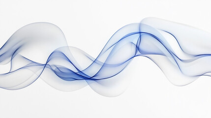 Wall Mural - abstract colorful flowing wave lines isolated on white background. Generative AI abstract image of creative glittering colorful wave curvy line design elements