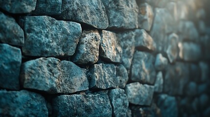 Full frame shot of stone wall 4 : Generative AI