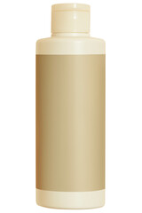 Sticker - Beige beauty care bottle design element