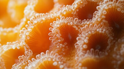 Poster - coral texture underwater background reef abstract sea : Generative AI