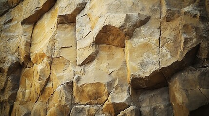 Poster - Brown cliff rock formations Textures and patterns backgrounds : Generative AI