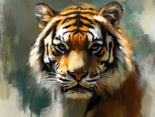 Wall Mural - Tiger Portrait