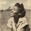 © Tatyana Olina - vintage photography portrait of an African American woman