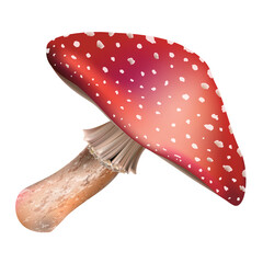 Poster - Mushroom png, transparent background