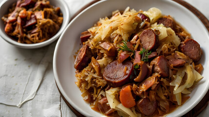 Poster - Bigos_A_hearty_Polish_hunters_stew_made_with_cabbage