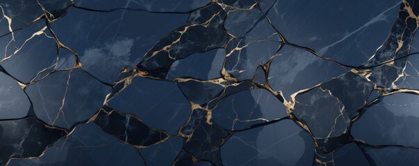 navy blue marble floor texture background stone pattern design abstract natural