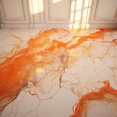 orange marble floor texture background stone pattern design abstract natural