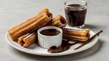 Canvas Print - Churros_with_Chocolate