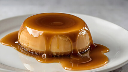 Canvas Print - Dulce_de_Leche_Flan