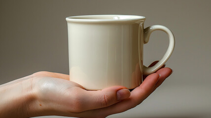 Wall Mural - Cup with coffee close-up