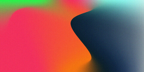 Poster - vibrant abstract gradient design – dynamic multicolor blend for modern art, digital backgrounds, and