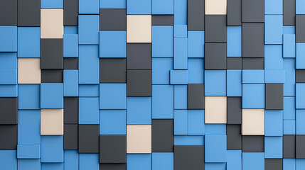 Poster - black and blue background