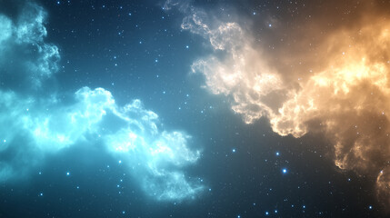 Poster - Colorful space galaxy cloud nebula. Stary night cosmos. Universe science astronomy. Supernova background wallpaper