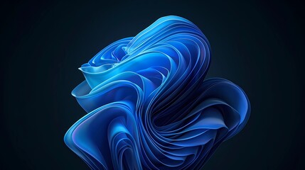 Wall Mural - blue abstract background