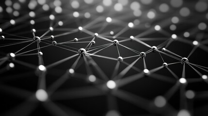 Abstract Network: Connected Spheres and Lines