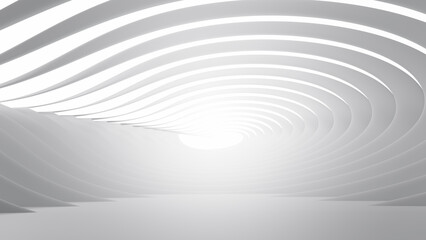 Wall Mural - abstract futuristic empty floor and room sci-fi corridor with light for showcase,room,interior,displ