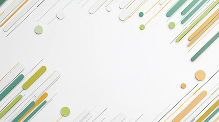 Poster - Tech green stripes on abstract grey grunge corporate header banner. Vector geometric background
