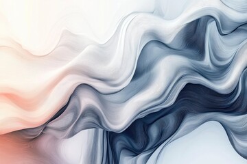 Poster - Abstract motion background in line art style for creative design projects