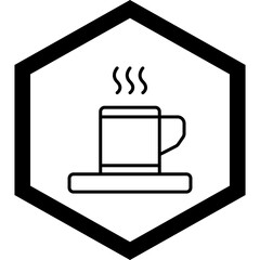 Sticker - Coffee Cup Vector Icon Design