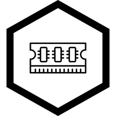 Ram Memory Vector Icon Design