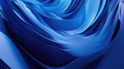 Aufkleber - Blue abstract background 3D rendering