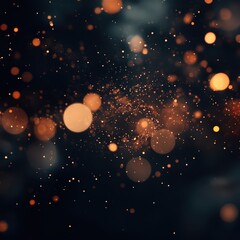 Wall Mural - ethereal glow with fine dust particles and subtle bokeh lights for enchanting background design.