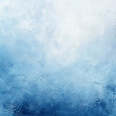 Wall Mural - Abstract blue and white background with texture and gradient.