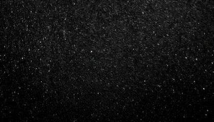 Wall Mural - nocturnal snowfall: textured white grain and dust against black