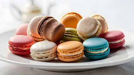 Canvas Print - Macarons