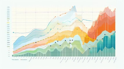 Poster - A mutual fund chart illustrating the impact of dividends on total returns.