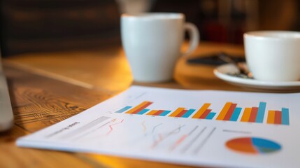 Wall Mural - A mutual fund chart presented in an investor newsletter, highlighting key performance indicators and insights.