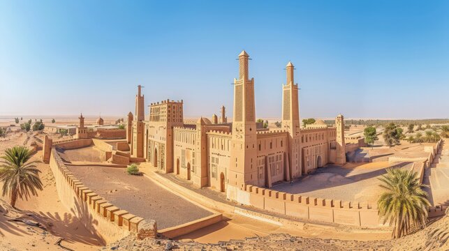 A panoramic view of the Great Mosque