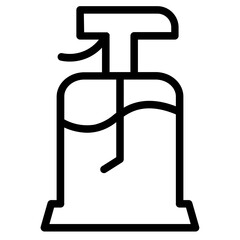 Poster - Beauty Bottle Spray Line Icon