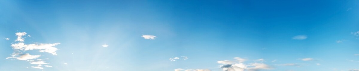 Wall Mural - Panoramic sky on a sunny day.