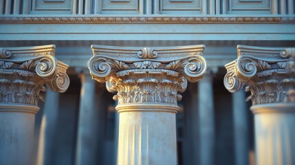 Sticker - Marble pillar column classic greek building detail