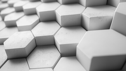 Poster - Minimalist abstract 3D background with clean lines and subtle color variations, perfect for sleek and modern digital media presentations.