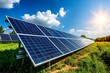 © Sanchai - Photovoltaic cells, solar farms, utility-scale installations contribute to national and global energy grids