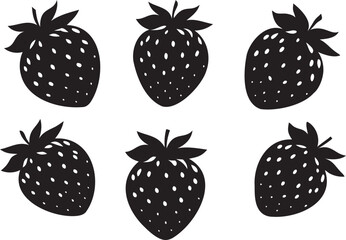 6-difference-strawberry-silhouette-on-white-background.eps