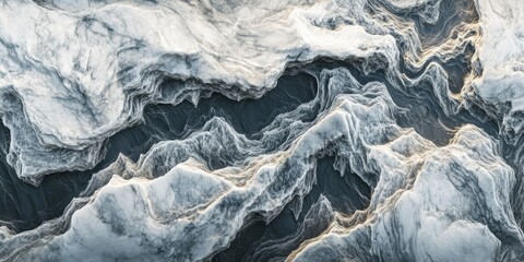 Poster - High resolution 3D rendering of marble texture