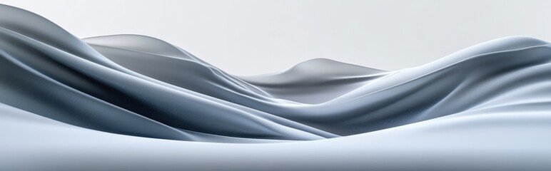 Poster - 3D rendering of a soft grey gradient abstract background