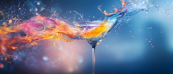 Poster - Colorful Cocktail Splash.