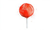 © RRIKATO - Bright red lollipop with artistic splashes, perfect for candy, dessert, or sweet-themed projects.