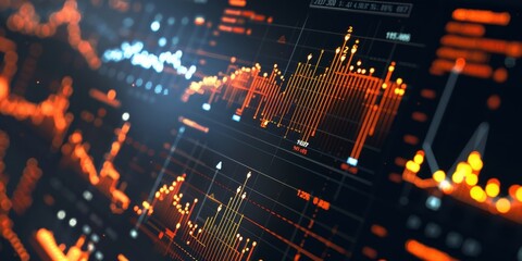 Poster - A data visualization tool displaying real-time updates and trends using dynamic data structures